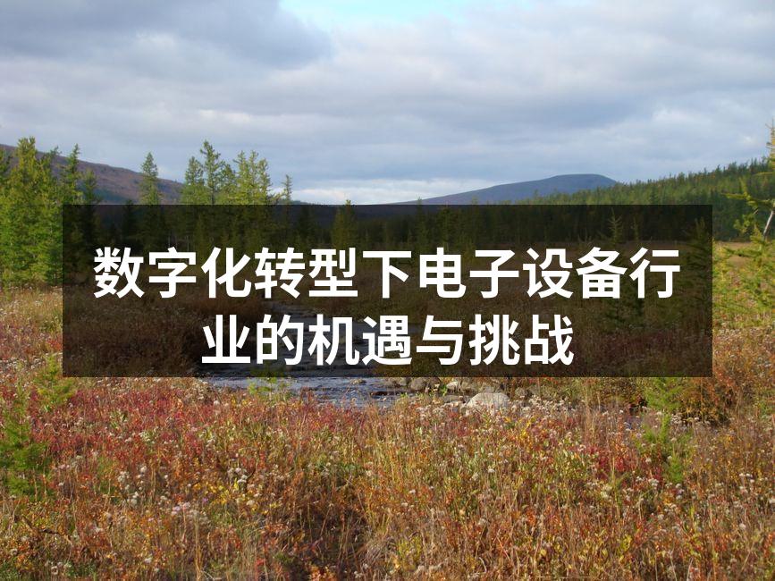 数字化转型带来的新机遇